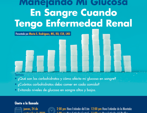 Manejando Mi Glucosa En Sangre Cuando Tengo Enfermedad Renal